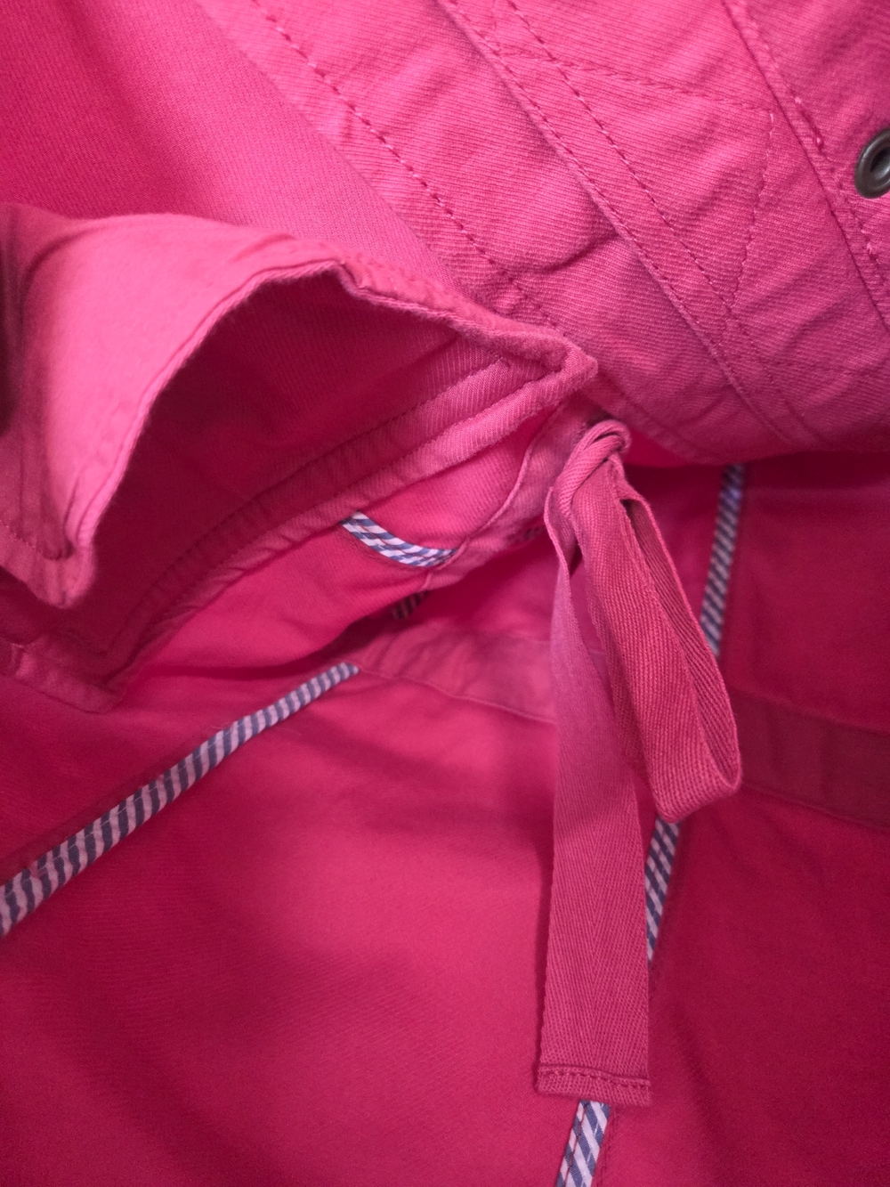 Talbots Raspberry Pink Snap-Front Utility Jacket - Picture 5 of 7